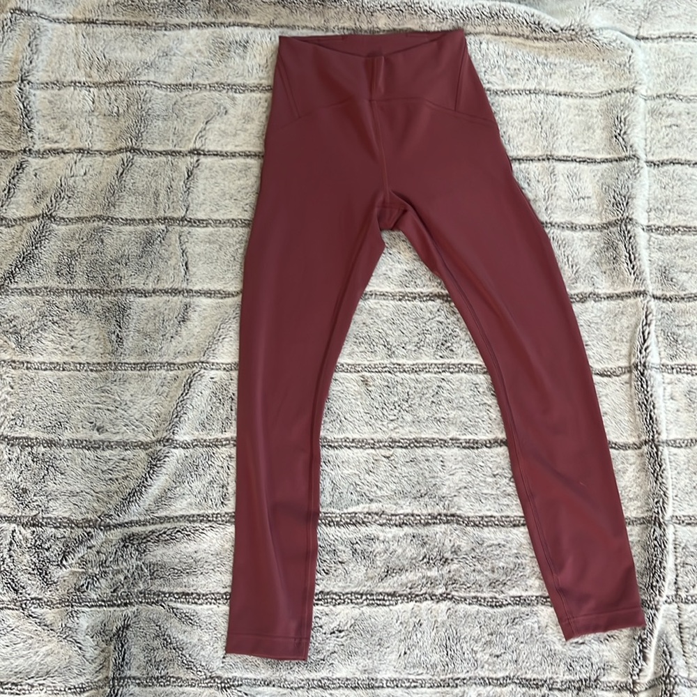 Lululemon Instill Leggings Mulled Wine - Picture 3 of 3